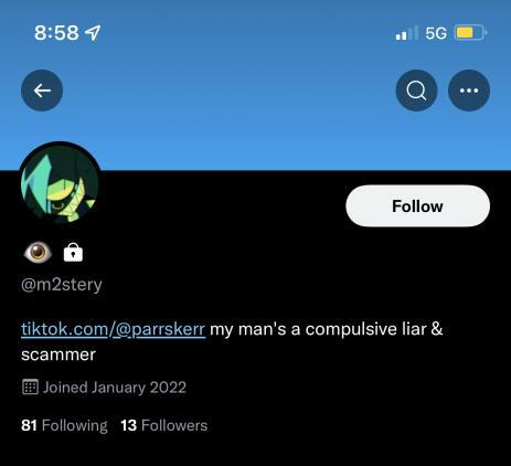 Bones' account on Nov 17th.